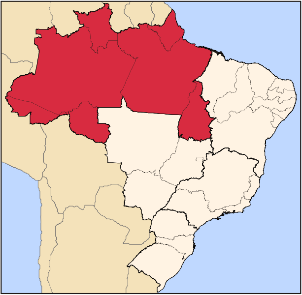 Mapa da Região Centro-Oeste