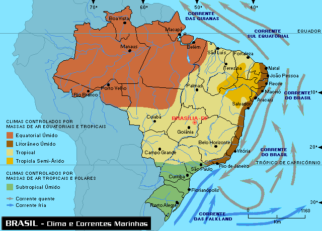 Mapa do Clima do Brasil	