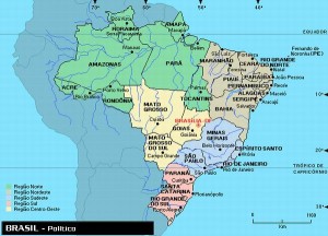 Mapa Político do Brasil