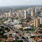 Vista aérea parcial de Cuiabá/ MT