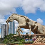 Monumento Cavaleiro Guaicuru - Parque das Nações Índigenas - Campo Grande/ MS