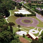 Vista aérea do Bosque da Fazendinha - Curitiba/ PR