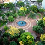 Vista aérea da Praça Ary Coelho - Campo Grande/ MS