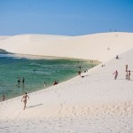 Vista parcial dos Lençóis Maranhenses/ MA