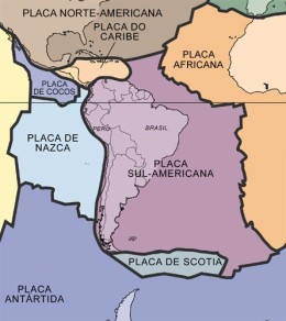 Em qual placa tectônica está localizado o Brasil? – Estados e Capitais ...