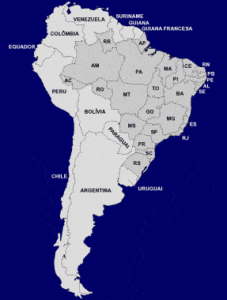 Quais países fazem fronteira com o Brasil
