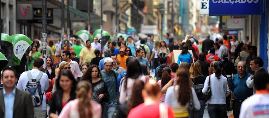 População nas maiores cidades do Brasil